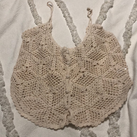 La Hearts Tops - LA Hearts Crochet Top La Hearts Tops - LA Hearts Crochet Top
